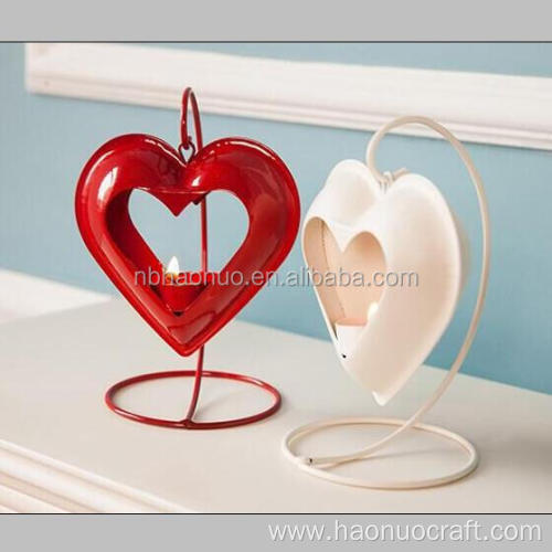 Linterna vintage única en forma de corazón para sala de descanso